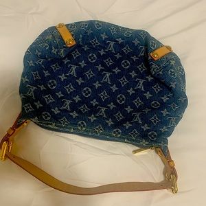 Louis Vuitton Baggy PM Monogram Denim Shoulder Bag
